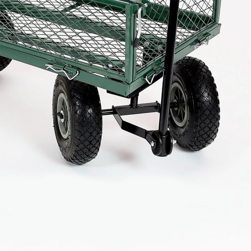 Kovový zahradní ruční vozík s nosností 300 kg