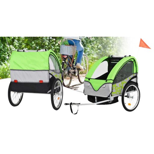 Dětský vozík za kolo, nosnost do 30 kg