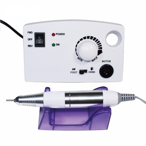 Elektrická leštička na nehty, s pedálem