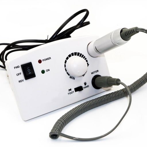 Elektrická leštička na nehty, s pedálem