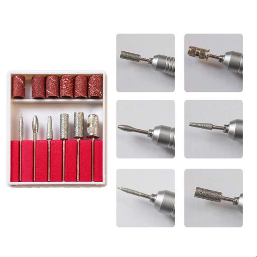 Elektrická leštička na nehty, s pedálem