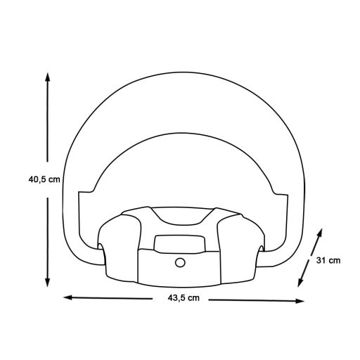 Parkovací zábrana na dálkové ovládání