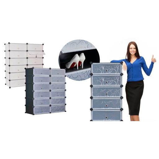 Plastový botník ve více barvách - bílá