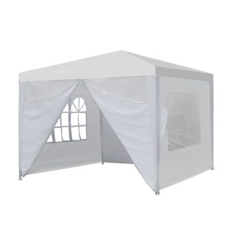 Párty stan v bílé barvě, 3 různé velikosti - 3x3m