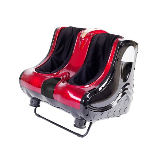 Masážní přístroj na nohy a lýtka ve dvou barvách - červený