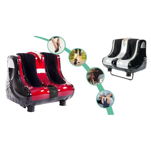 Masážní přístroj na nohy a lýtka ve dvou barvách - červený