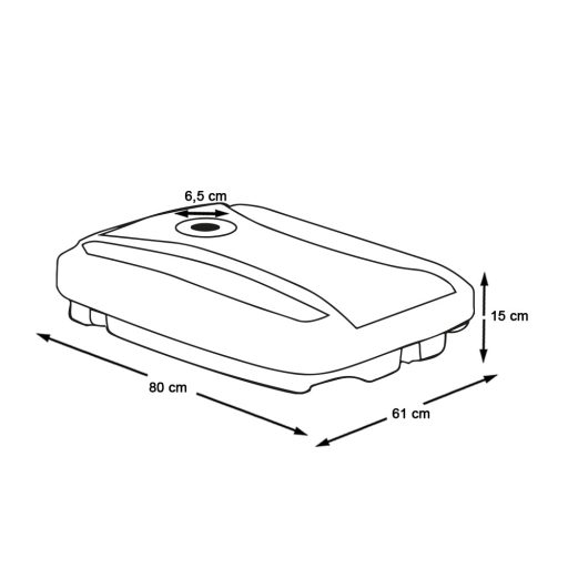 Pískem/vodou plnitelný stojan na slunečník ve více typech - k závěsnému slunečníku