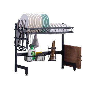 Odkapávač na nádobí na dřez - dvojitý