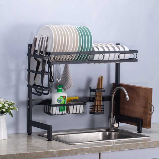 Odkapávač na nádobí na dřez - dvojitý