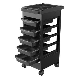 Kadeřnický vozík s 5 zásuvkami