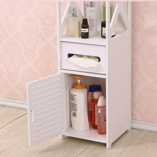 Úzká skříňka do koupelny