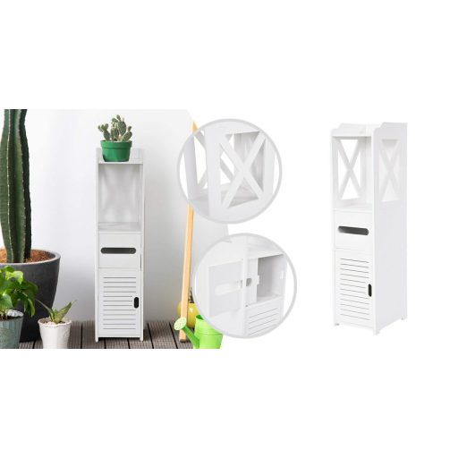 Úzká skříňka do koupelny