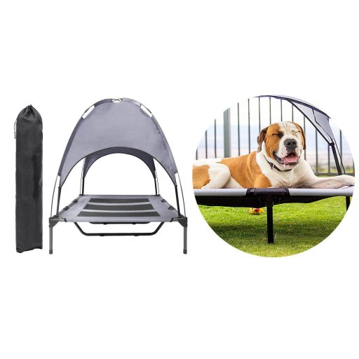 Lehátko pro mazlíčky se stříškou, ve více velikostech - M