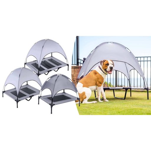 Lehátko pro mazlíčky se stříškou, ve více velikostech - L