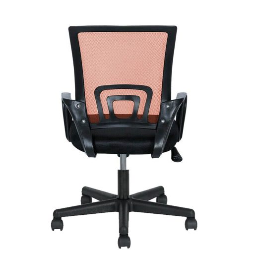 Kancelářská otočná židle s područkami ve více barvách - oranžová