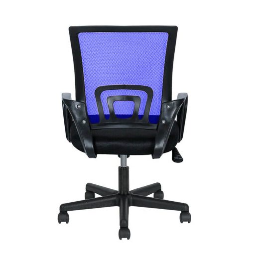 Kancelářská otočná židle s područkami ve více barvách-modrá