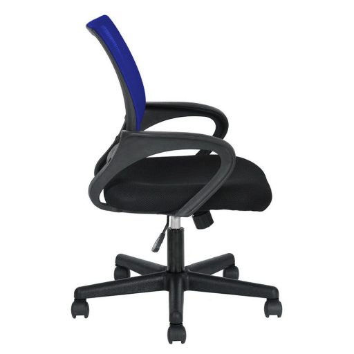 Kancelářská otočná židle s područkami ve více barvách-modrá