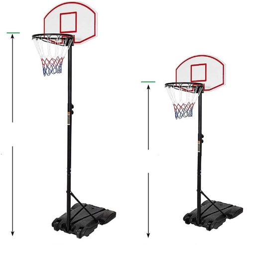  Mobilní basketbalový koš s nastavitelnou výškou