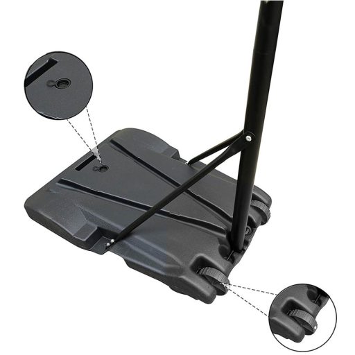  Mobilní basketbalový koš s nastavitelnou výškou