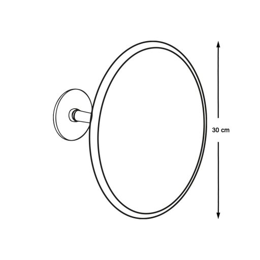 Vnitřní pozorovací zrcadlo, 30 cm