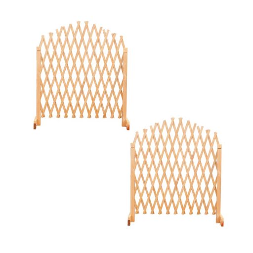 Nastavitelná dřevěná mřížka pro popínavé rostliny, 2 ks