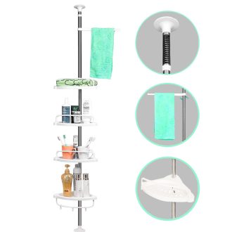 Teleskopická police do koupelny