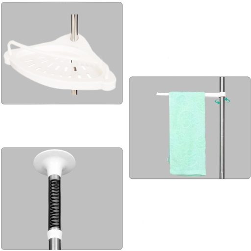 Teleskopická police do koupelny