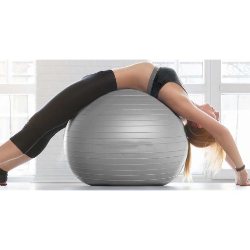 Fitness míč s pumpou, 75 cm