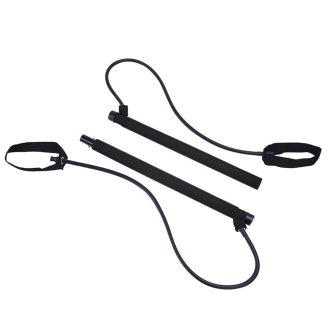 Posilovací tyč s gumou