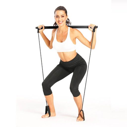 Posilovací tyč s gumou