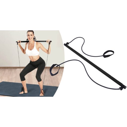 Posilovací tyč s gumou