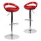 Barové židle Kitti, 2 ks, ve více barvách - bordová