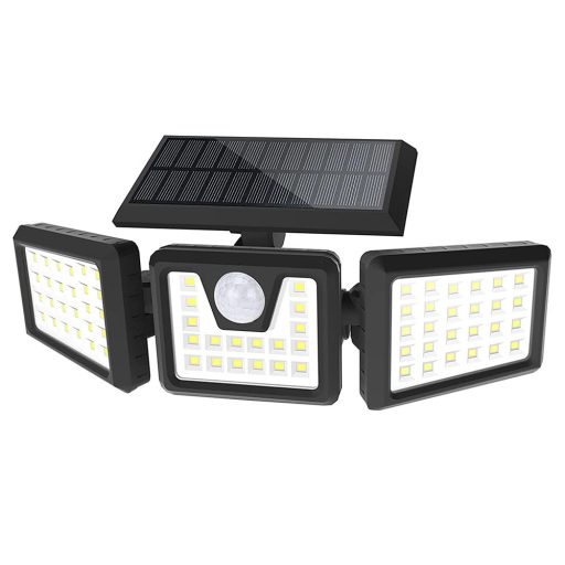 3 panelové solární svítidlo s otočným pólem