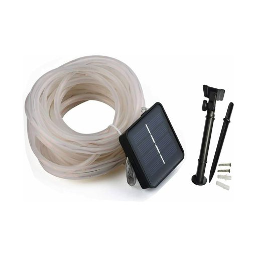 Solární světelný řetěz, 10 metrový, teplý bílý