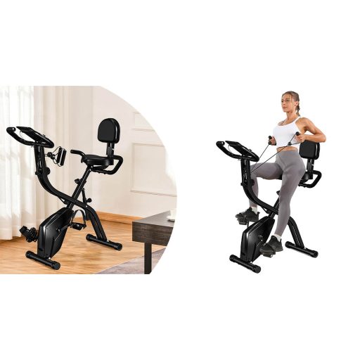 Fitness rotoped s opěradlem a gumou