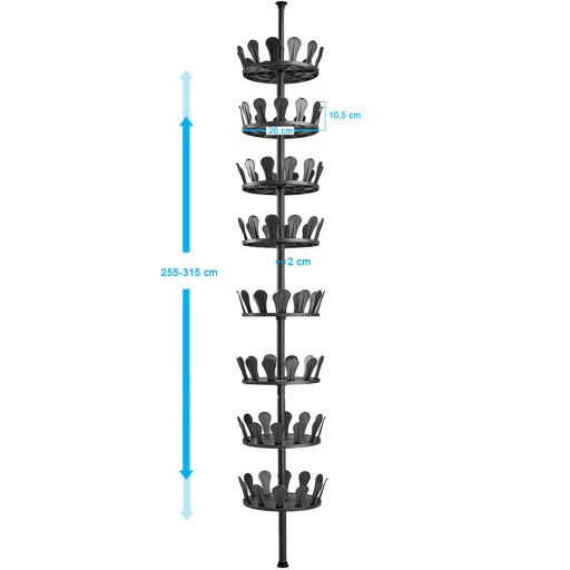 Teleskopický stojan na boty