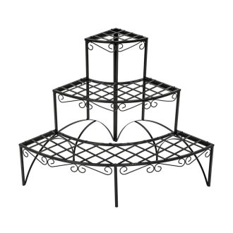 Rohový stojan na květiny