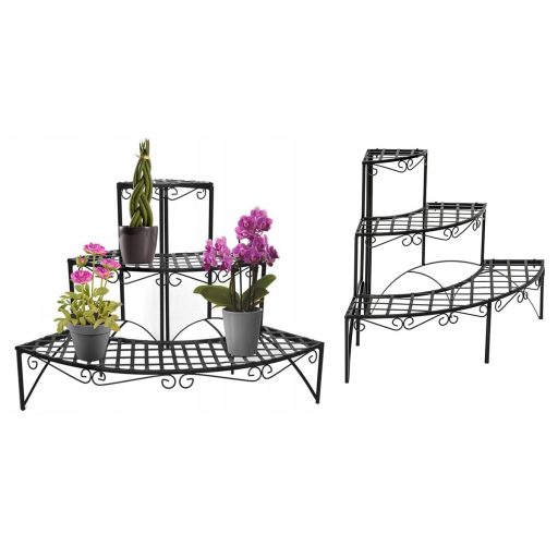 Rohový stojan na květiny