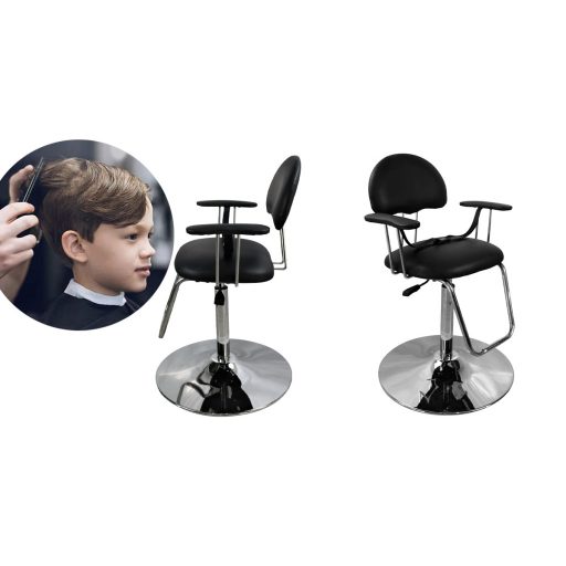 Dětské kadeřnické křeslo, černé