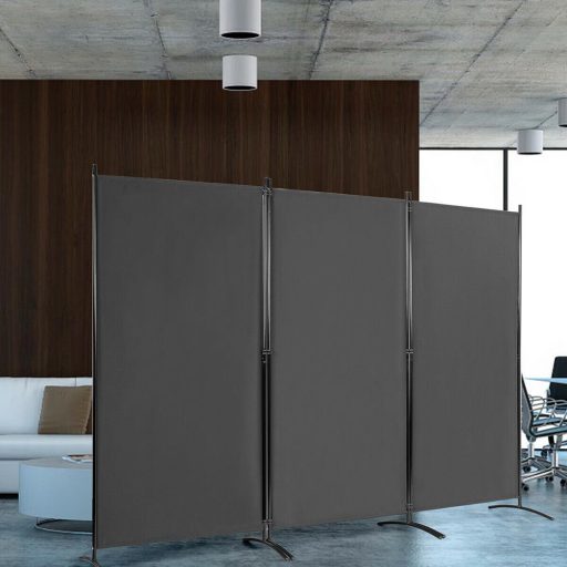 Mobilní dělič prostoru 260x180cm, šedý