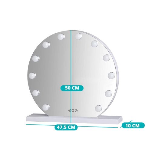 Make-up zrcátko s LED osvětlením