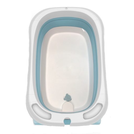 Skládací dětská vanička se sítí, ve více barvách-modrá