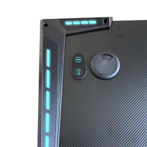 Profesionální herní stůl s uhlíkovým povlakem a LED osvětlením