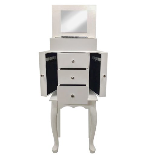 Skříňka na šperky, bílá