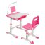 Multifunkční dětský psací stůl s nastavitelnou výškou-růžový