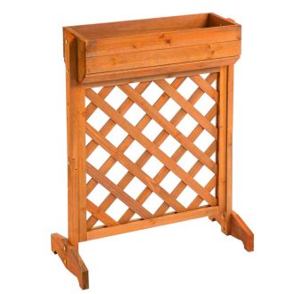 Dřevěný zahradní květinový box