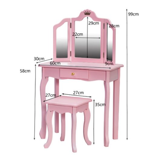 Toaletní stolek pro děti