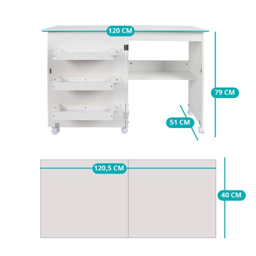 Stůl na šicí stroj