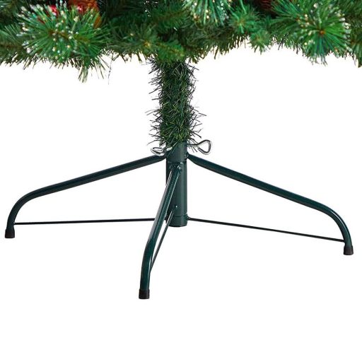 Umělý vánoční stromek s 100 LED diodami, teplý bílý, 120 cm