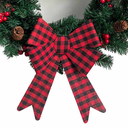 Vánoční dekorace na dveře 60cm, 50 LED 